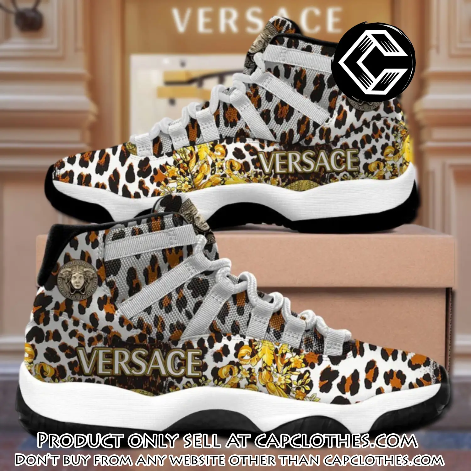 Gianni versace leopard air jordan 11 sneakers shoes hot  for men women cc4012043